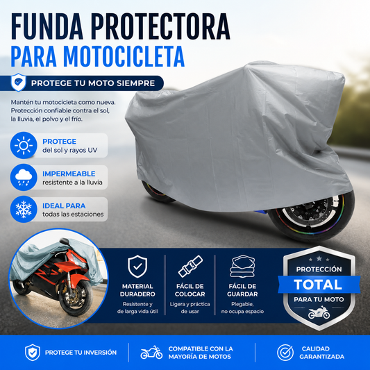 Funda impermeable  para motocicletas
